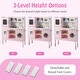 preview thumbnail 7 of 6, Pretend Play Kitchen for Kids with 16 Pieces Accessories-Pink - 32.5" x 11.5" x 40.5"