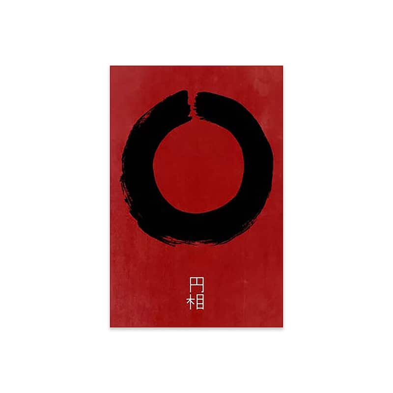 Enso In Japan Print On Acrylic Glass by The Usual Designers - 24x16x0.25