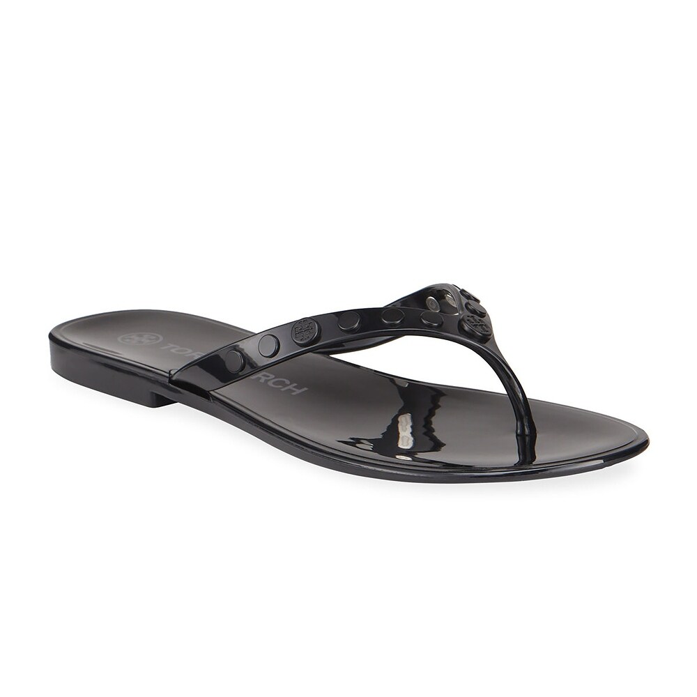 thick black sandals