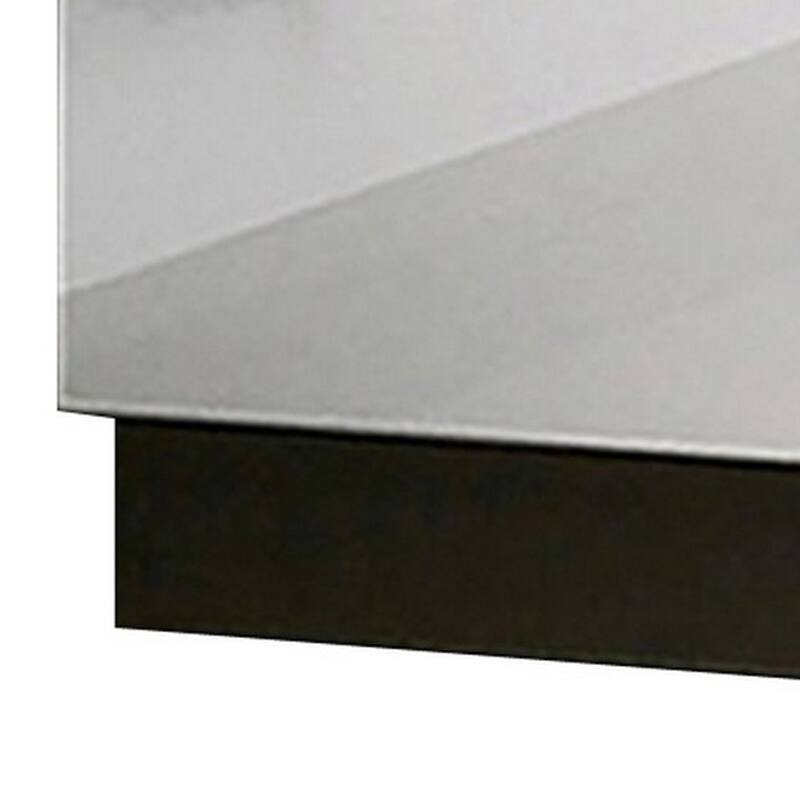 Nav 22 Inch Modern Nightstand with 2 Drawers, Concealed Handles, White