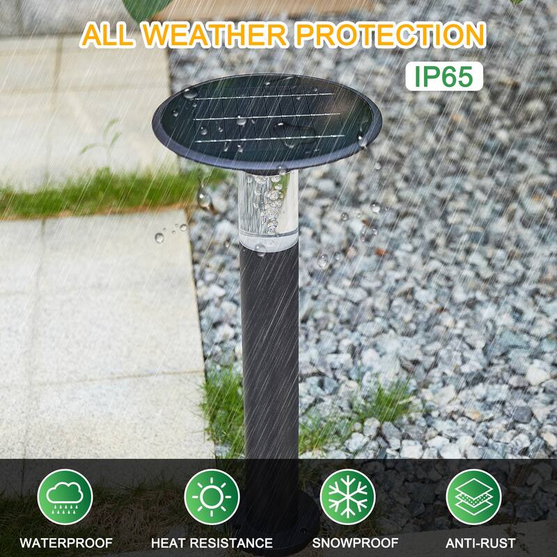 Modern Solar Lawn Light With Dimmable LED