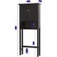 Spirich Home Bathroom Shelf Over-The-Toilet, Bathroom SpaceSaver, Bathroom Bathroom Storage Cabinet Organizer with Drawer