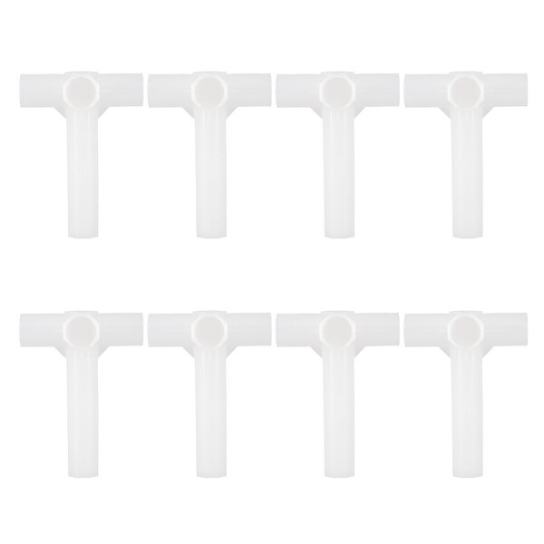 Shoe Rack Connector Parts, 13mm Inner Diameter for Repair Wardrobe 4 Way 8 Pcs