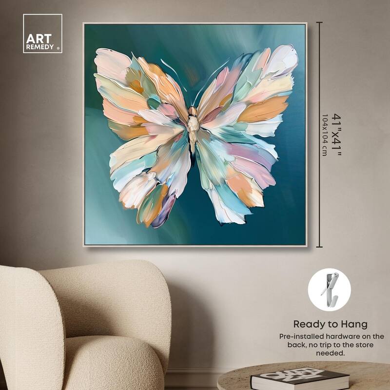 Wings of Duality Canvas by Art Remedy
