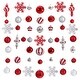preview thumbnail 1 of 1, Holiday Deluxe Shatterproof 81  Count Christmas Tree Ornament Box Set - 3.5