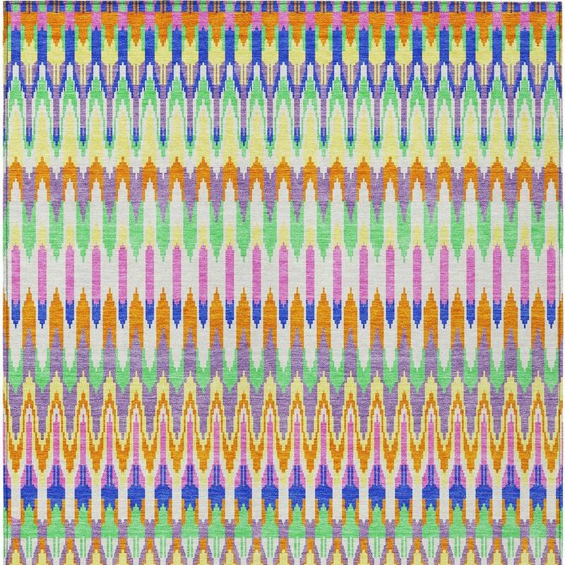 HomeRoots Southwestern Transitional Rectangle Outdoor Rug