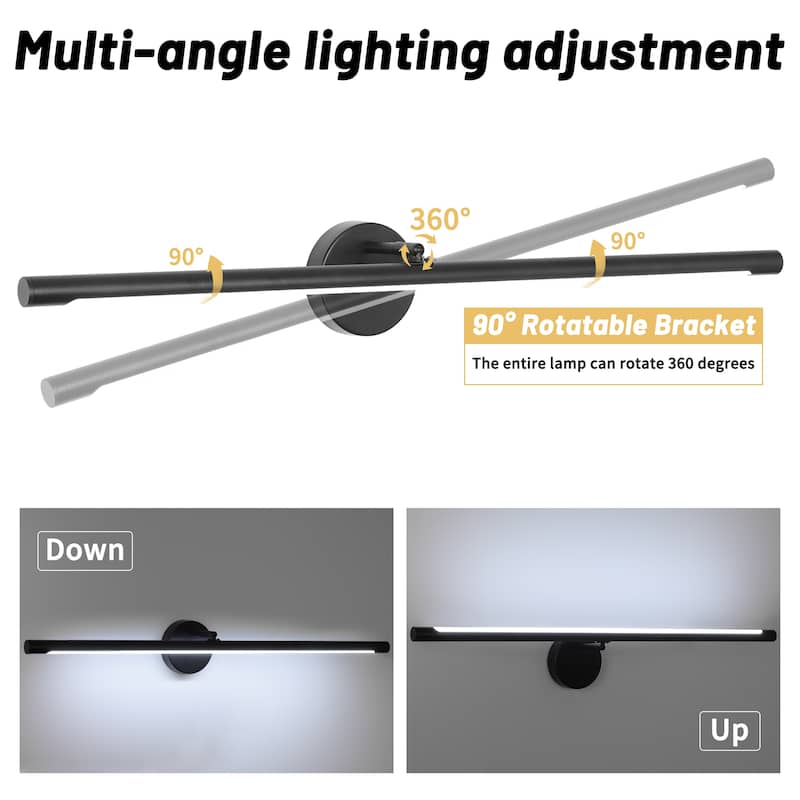 Dimmable Bathroom Vanity Light LED Bath Bar