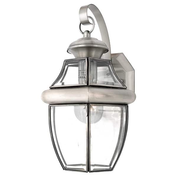 slide 2 of 2, Quoizel Newbury 8" Outdoor Hanging Light in Pewter Pewter