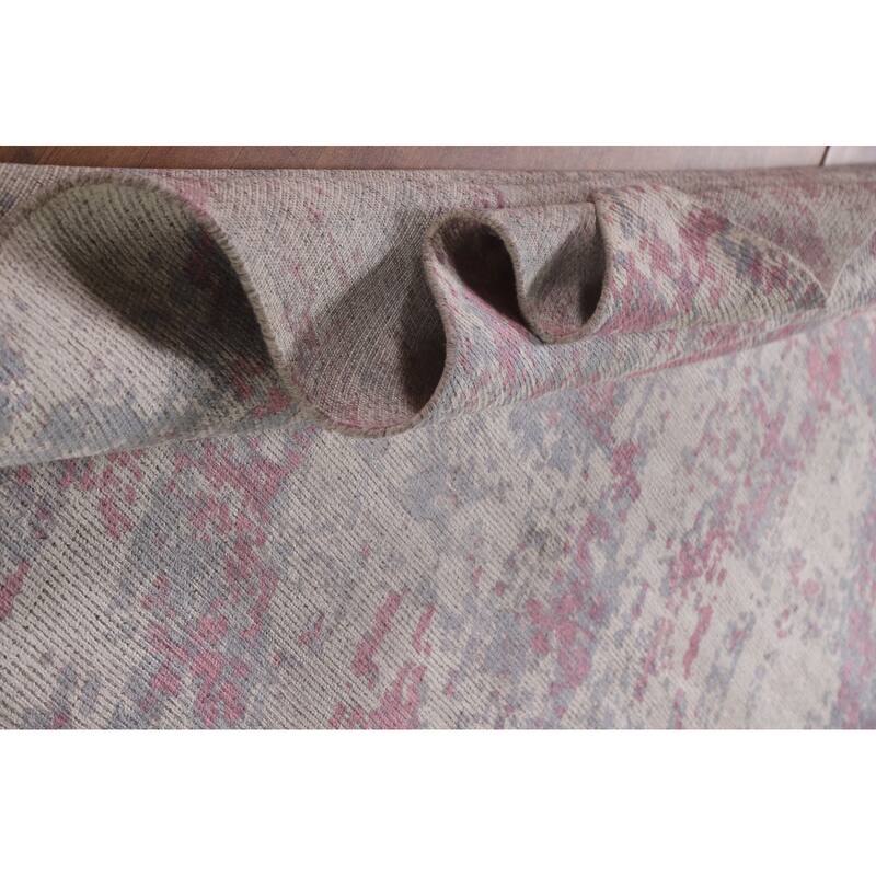 Abstract / Modern Area Rug Hand-Knotted Wool Carpet - 7'11"x 9'11"