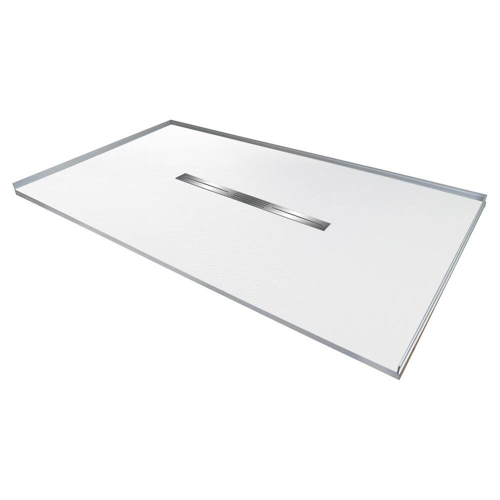 Transolid FZS6648C 64-7/8" x 47-1/2" Rectangular Shower Base with