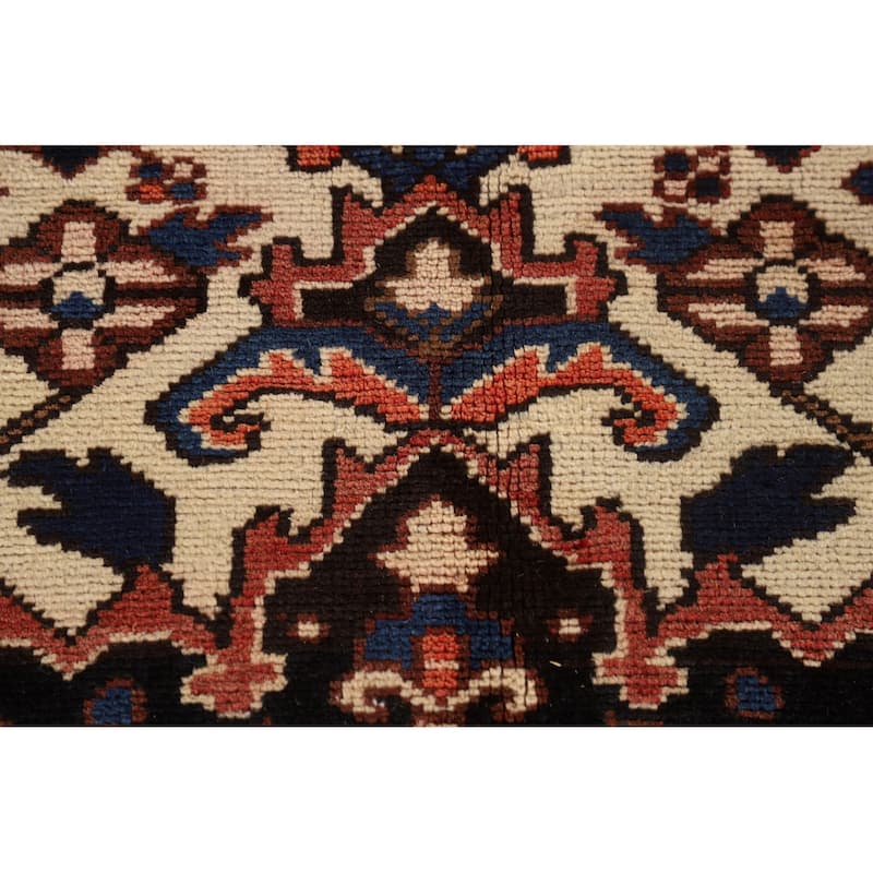 Bakhtiari Persian Vintage Rug Hand-Knotted Wool Carpet - 10'0"x 12'6"
