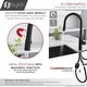 preview thumbnail 6 of 27, STYLISH Kitchen Sink Faucet Single Handle Pull Down Dual Mode in Stainless Steel