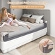 preview thumbnail 8 of 17, Gymax 2PCS 71'' Toddler Foldable Bed Rail w/ Adjustable Safety Strap
