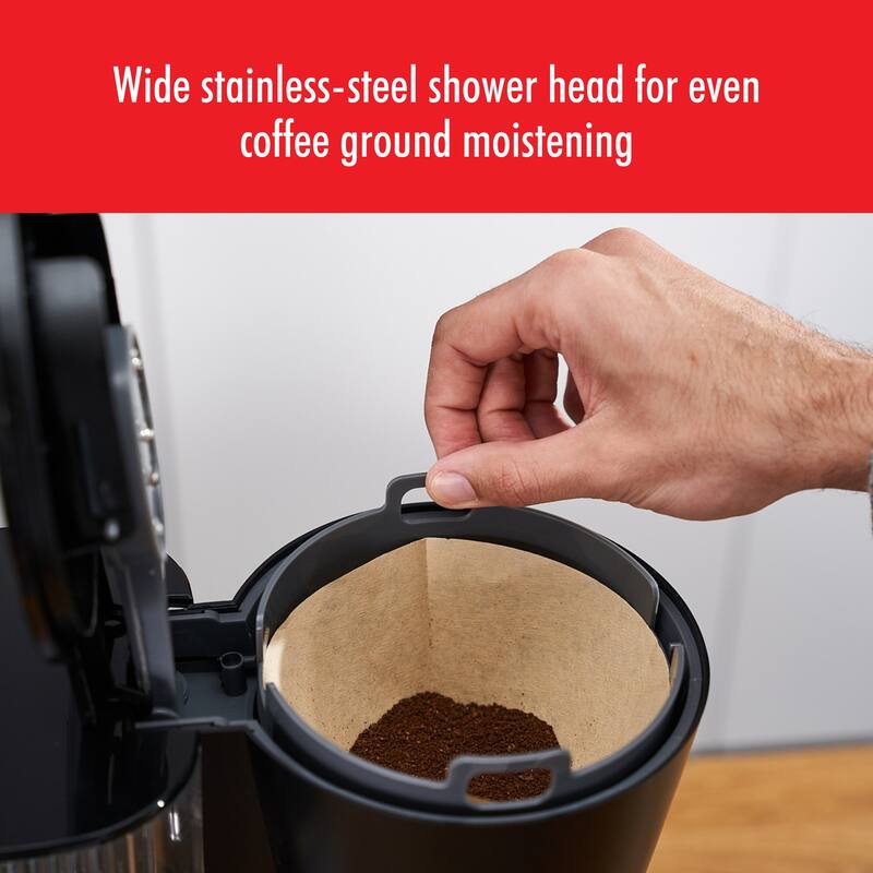ZWILLING Enfinigy Drip Coffee Maker with Thermo Carafe 10 Cup, Awarded the SCA Golden Cup Standard - 2.5-qt