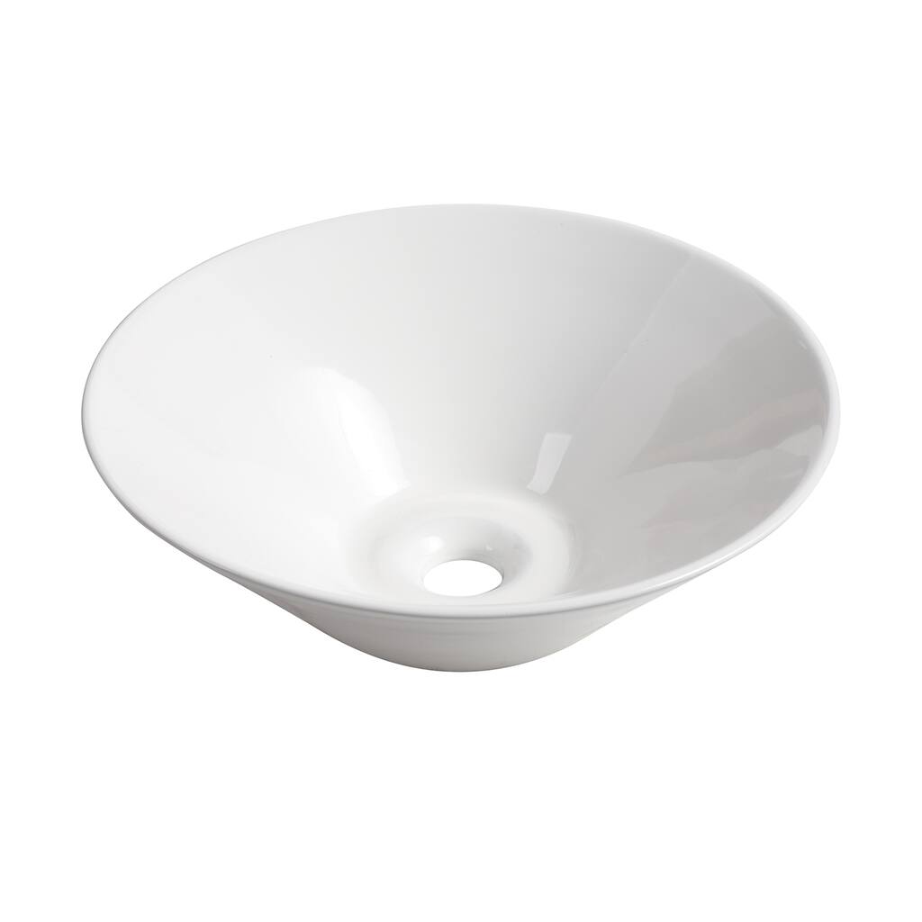 Topcraft Ceramic Countertop Art Basin Bathroom Sinks - 16"