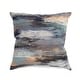preview thumbnail 1 of 2, Lush Decor Visions I Vista Indoor/Outdoor Pillow Denim Indoor/Outdoor/Accent - 20" x 20" - Navy Blue
