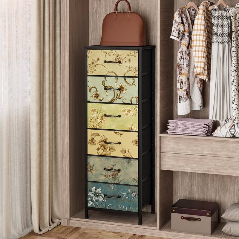 Tall 6 Drawers Dresser
