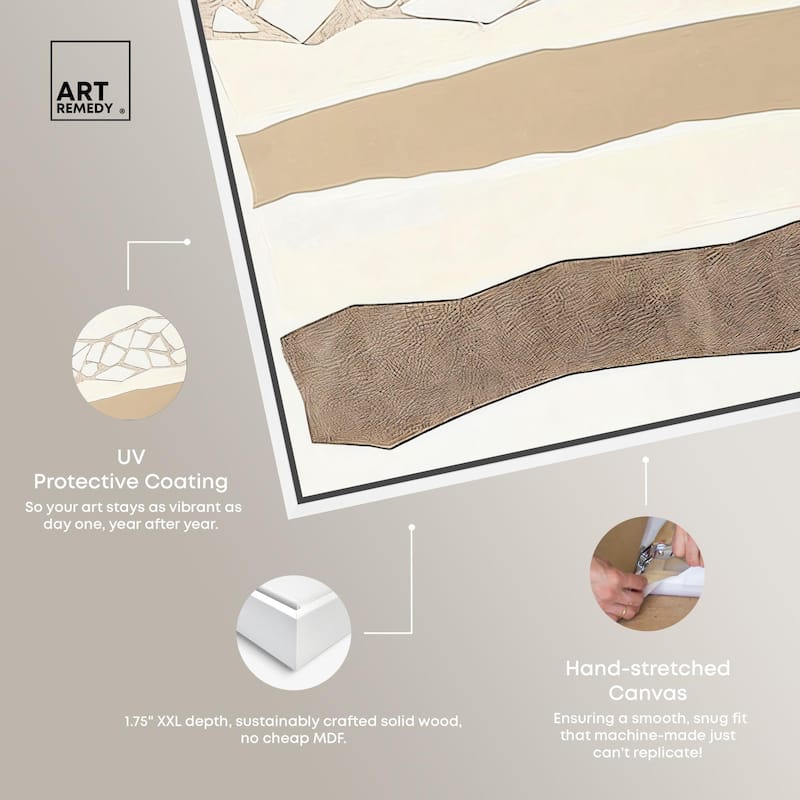 Relief Rifts I Canvas by Art Remedy