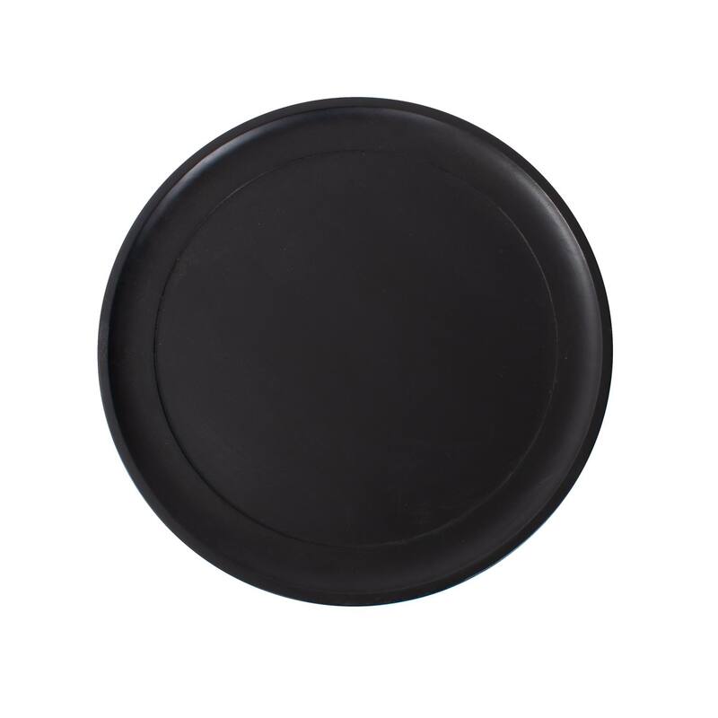 Rounded Bollack Tray Side Table - 23.3/4H x 24D x 24W