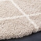 preview thumbnail 108 of 161, SAFAVIEH Hudson Shag Estella Diamond Trellis 2-inch Thick Rug