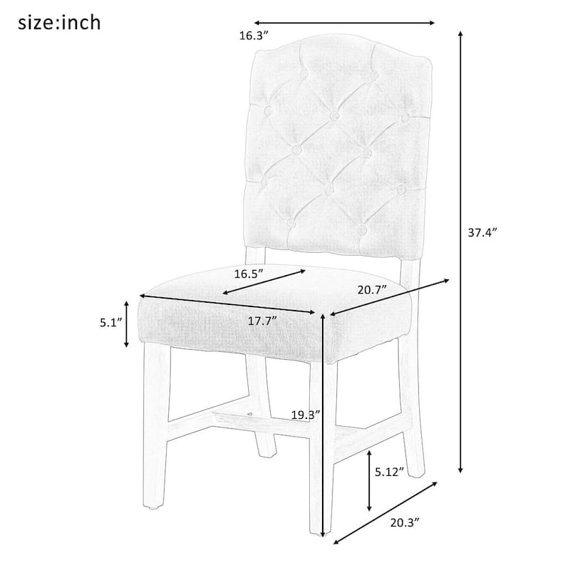 5-Piece Dining Set with Extandable Round Table