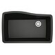 preview thumbnail 42 of 55, Karran Undermount Quartz Single Bowl Kitchen Sink Black