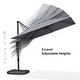 preview thumbnail 9 of 14, PURPLE LEAF 9 ft 360 Degree Rotation Patio Umbrella With Base