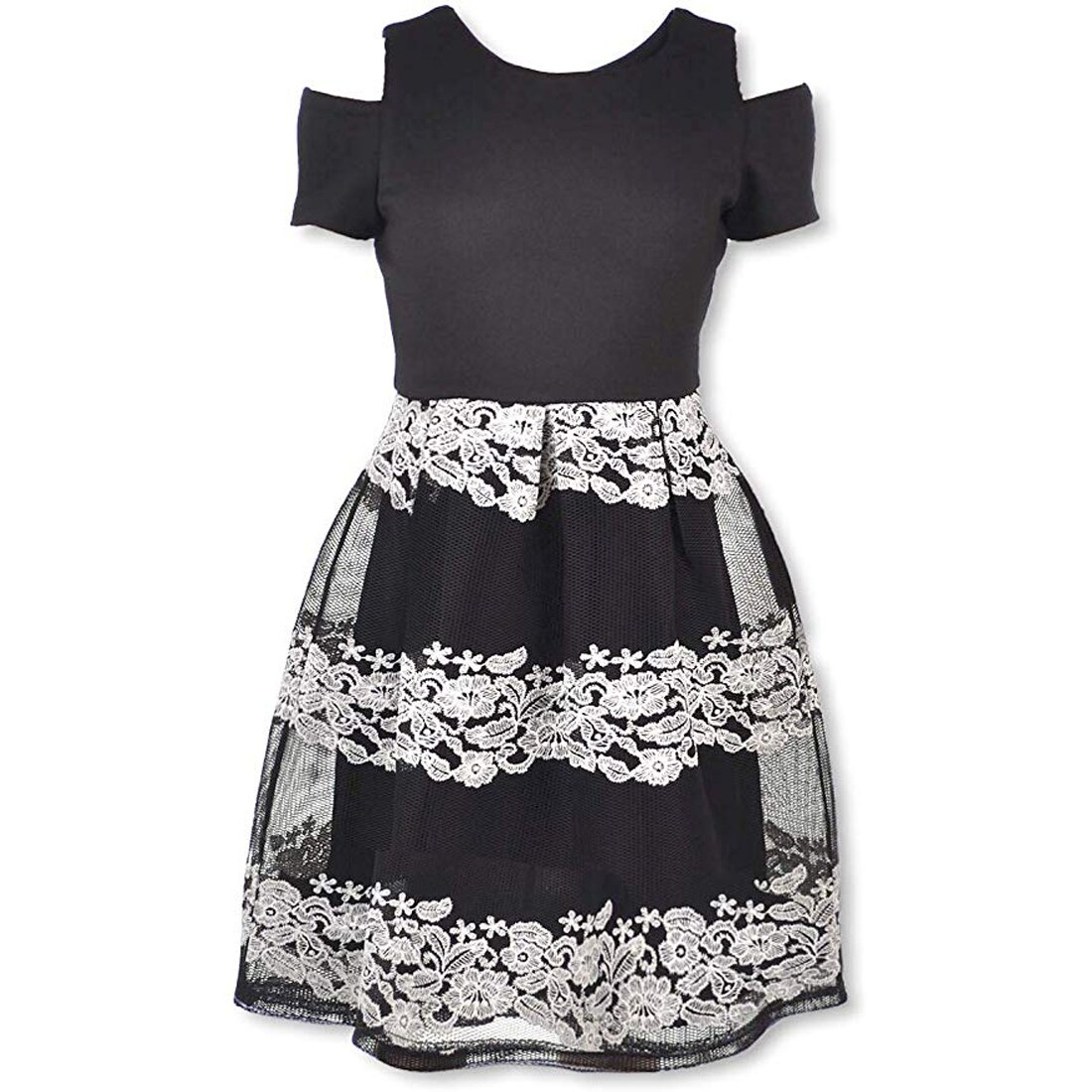 black lace dress for kids