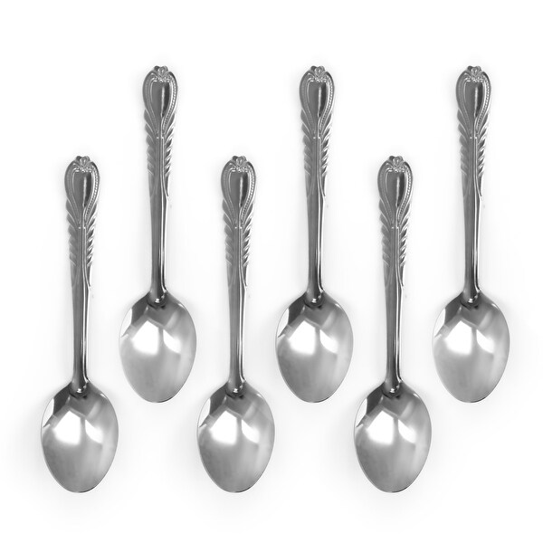 Gibson Jasper 6 Piece Stainless Steel Dinner Spoon Set. Opens flyout.