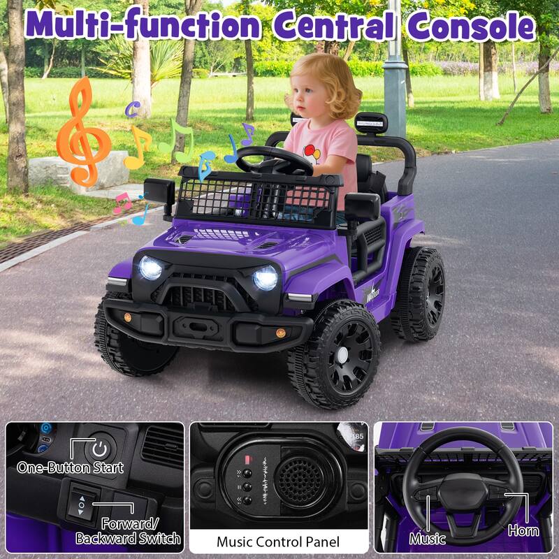 Gymax Kids Ride on Car Truck 12V Battery Powered Electric Vehicle w/