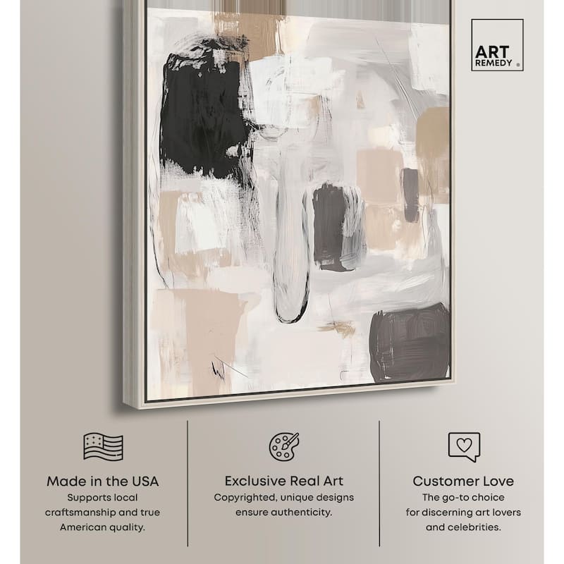 Beauty of Beige I Canvas by Art Remedy