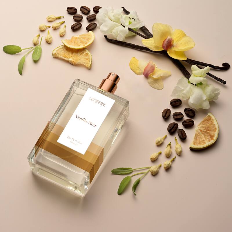 Lovery Vanilla Noir Eau de Parfum, Made in France, 100ml