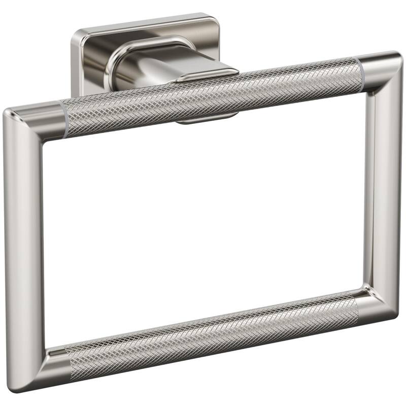 Amerock Esquire 5-1/4" Wall Mounted Towel Ring - Polished Nickel