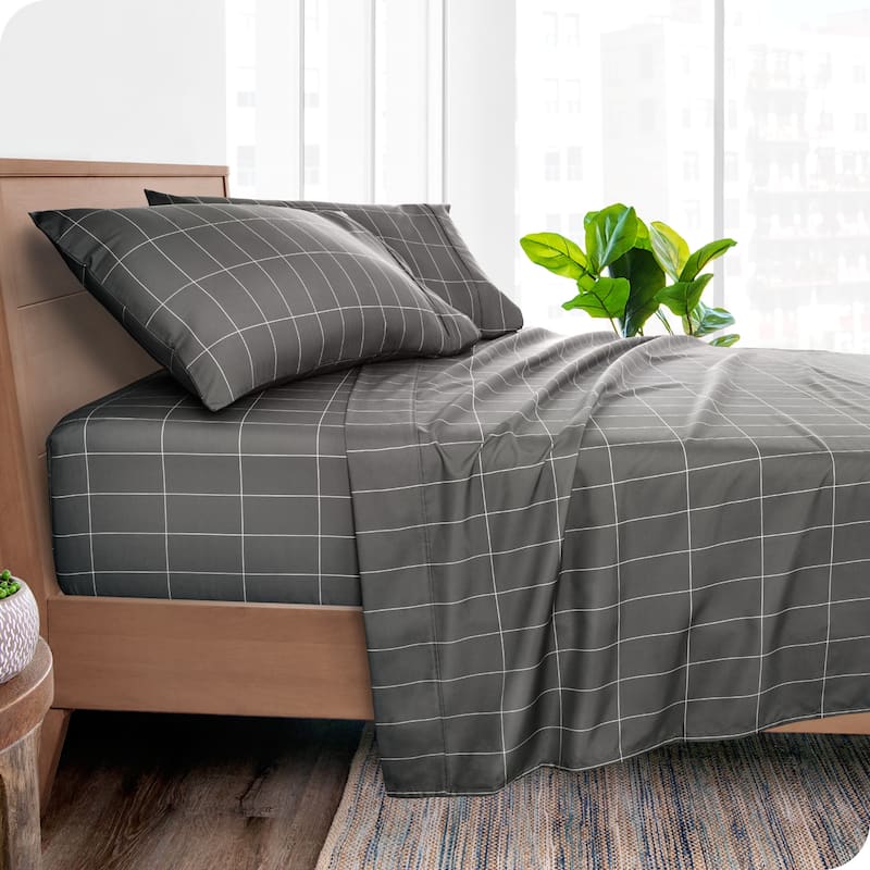 Bare Home Double Brushed Deep Pocket Printed Sheet Set