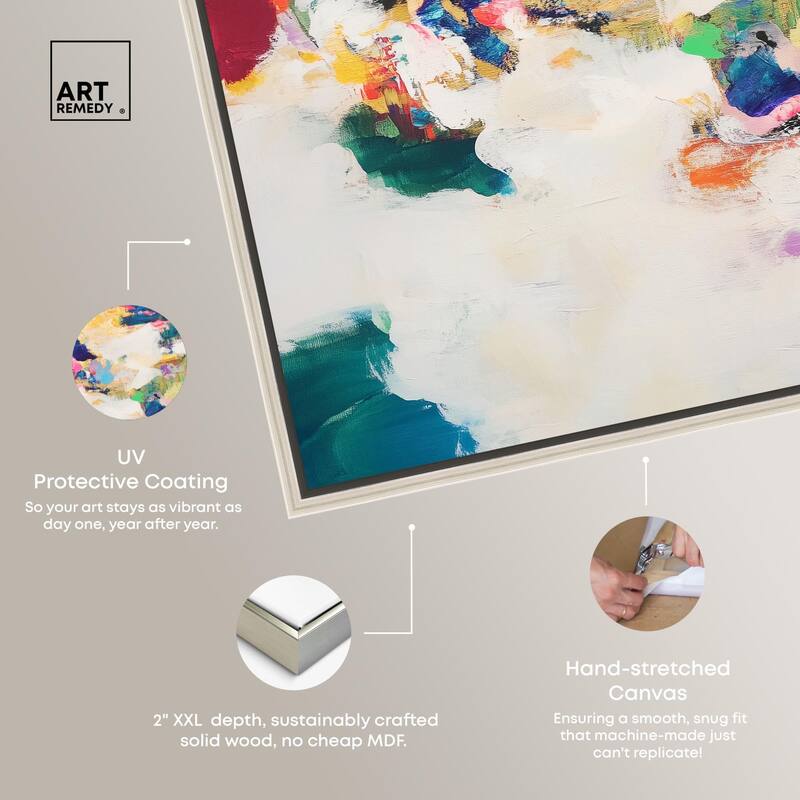 Spectrum Splash Canvas by Art Remedy
