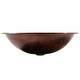 preview thumbnail 5 of 10, Schrodinger Copper 19" Oval Dual Flex Bath Sink with Ashfield Faucet Kit