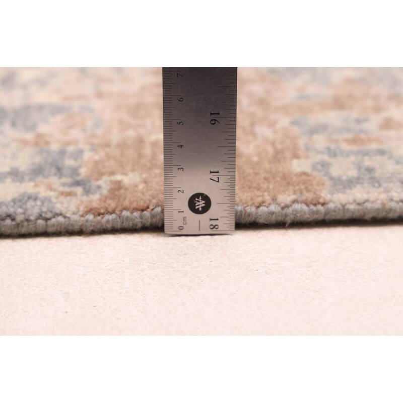 ECARPETGALLERY Hand-knotted Heritage Light Grey Wool Rug - 8'0 x 9'10