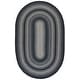 preview thumbnail 112 of 146, SAFAVIEH Handmade Braided Chandrima Cotton Rug 4' x 6' Oval - Dark Grey/Blue