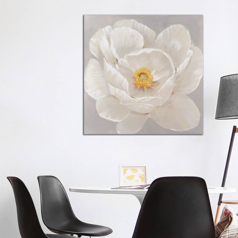 iCanvas "White Peony II" by Tim OToole Canvas Print - 37x37x1.5
