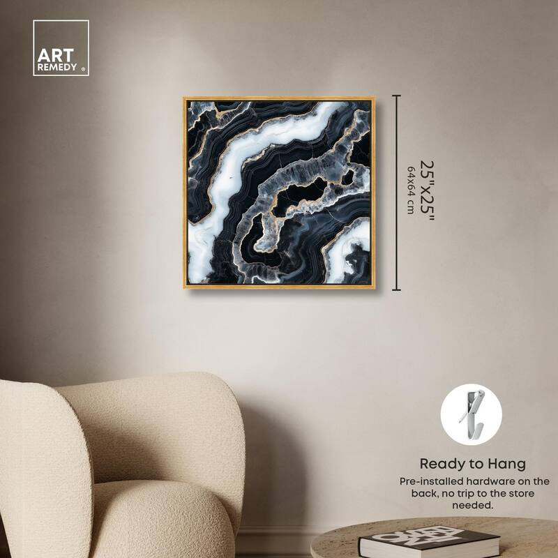 Aureate Ash Canvas by Art Remedy