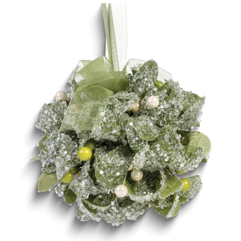 Curata Artificial Mistletoe Kissing Ball Decoration