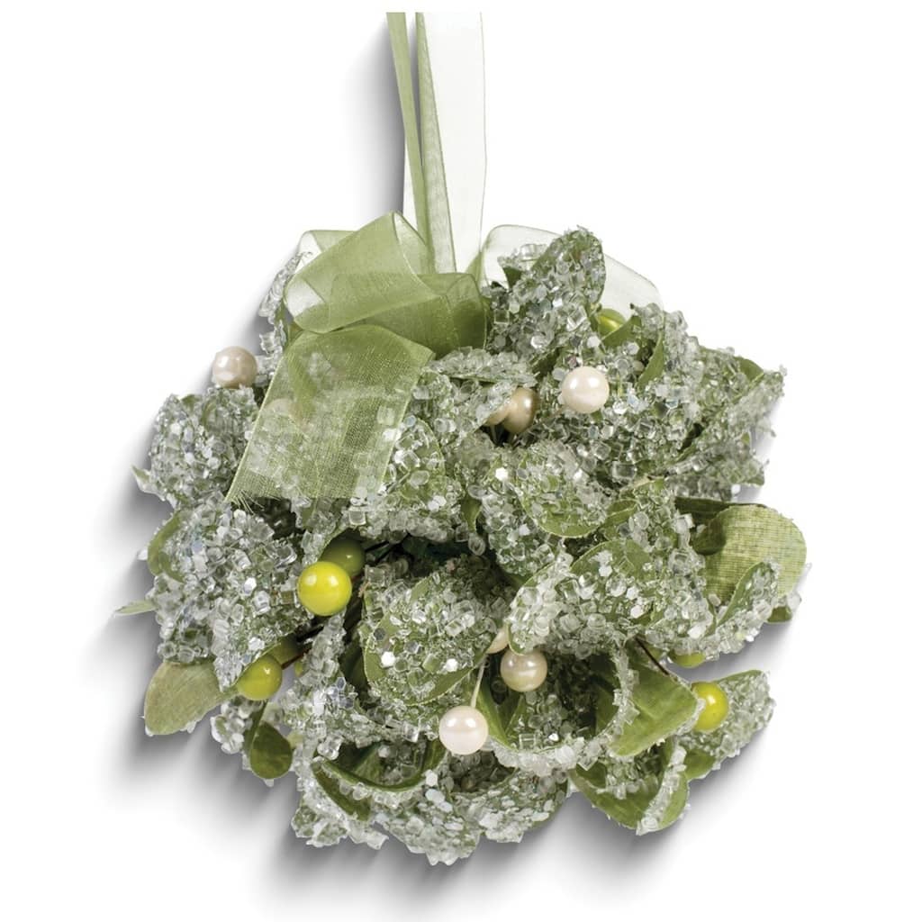 Curata Artificial Mistletoe Kissing Ball Decoration