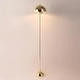 preview thumbnail 5 of 5, Modern Dome Floor Lamp, Industrial Slim Metal Shade - 65" Tall Standing Lamp for Living Room, Bedroom, Office