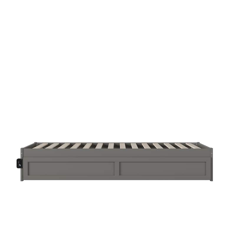 Colorado Bed with USB Turbo Charger and Twin Extra Long Trundle
