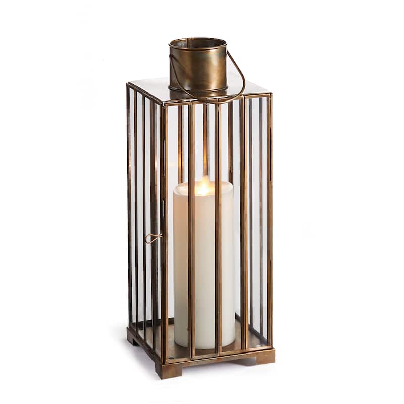 Greer Lantern Small - Gold - N/A