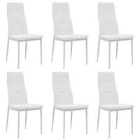 Buy White Leather Kitchen Dining Room Chairs Online At Overstock Our Best Dining Room Bar Furniture Deals