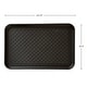 preview thumbnail 7 of 9, All-Weather Indoor/Outdoor Boot Tray - Weather-Resistant Hard Plastic Shoe Mat with Raised Edge by Stalwart (Black)