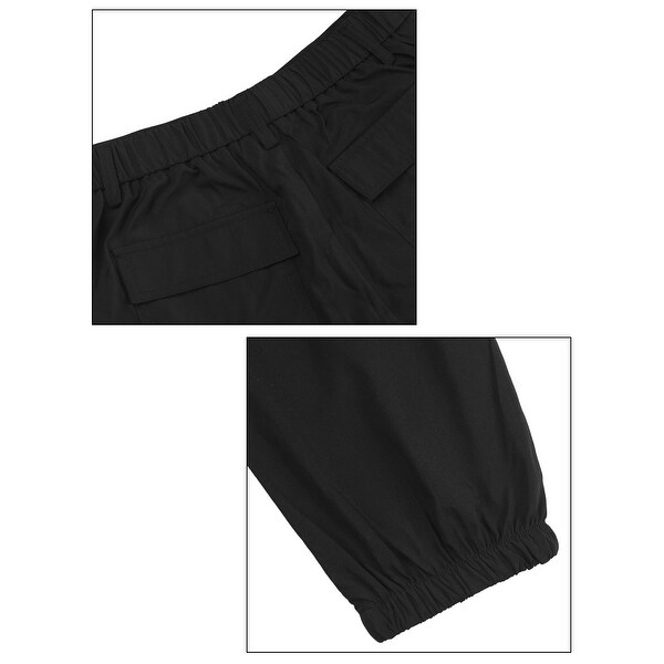 black jogger work pants