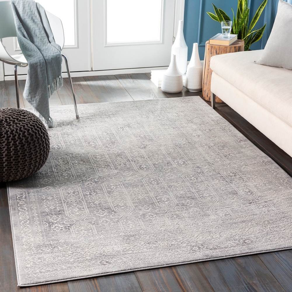 5'3 x 7'3 Medium Gray Artistic Weavers Lale Vintage Textured Area Rug 