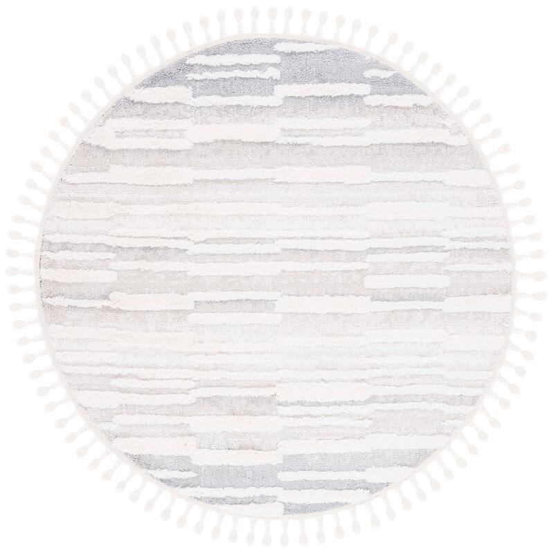 SAFAVIEH Moroccan Tassel Shag Mariola 2-inch Thick Rug